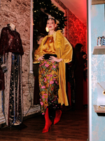 Халат кимоно бархатный