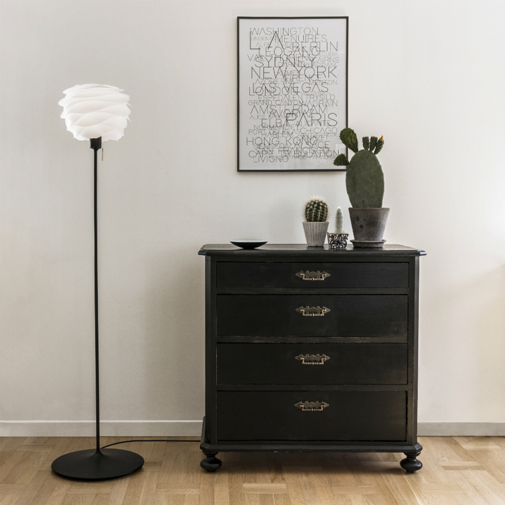 Торшер champagne black (Д- 38, В-140 cm) 1,5 m. pvc провод с вилкой