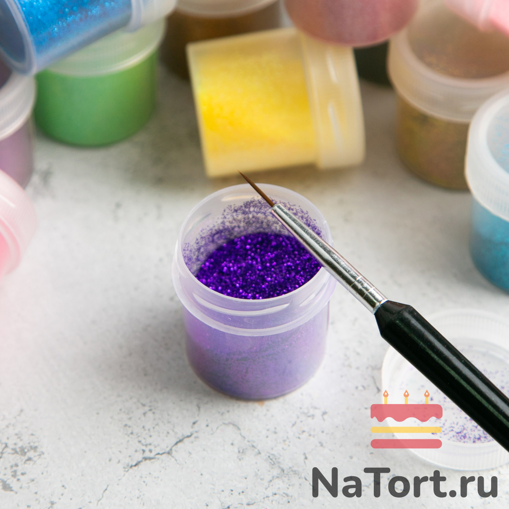 Блестки декоративные «Фиолетовый» 10 гр