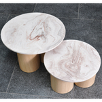 Журнальный столик с минеральным камнем Лейна лофт белый 60х60, дизайнерский кофейный столик в гостиную, обеденный круглый стол