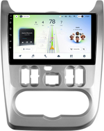 Магнитола для Renault Logan 1 2009-2014, Sandero 1 2010-2014 - Teyes CC4L монитор 9" IPS на Android 14, Snapdragon 662, CarPlay, 4G SIM-слот