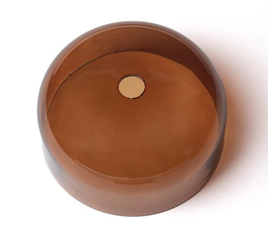 Подвесной светильник Ipon 4L золотой металл / стекло Smoked Amber