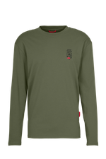 VAN DEER лонгслив Van Deer VDRBS; Essential Longsleeve KHAKI