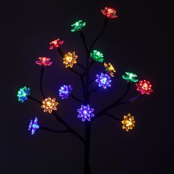 Светильник уличный ЭРА ERASF22-60 на солнечной батарее садовый Сакура 32 см | Садовые декоративные светильники