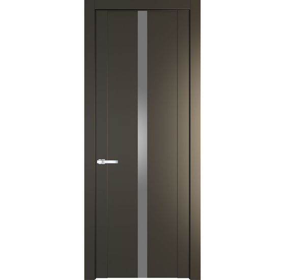 Межкомнатная дверь эмаль Profil Doors 1.8P перламутр бронза стекло серебро матлак