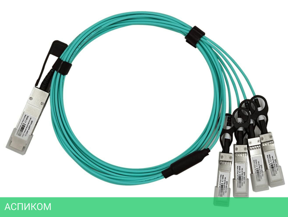 Кабель AOC Lr-Link QSFP+-4XSFP+ 3M