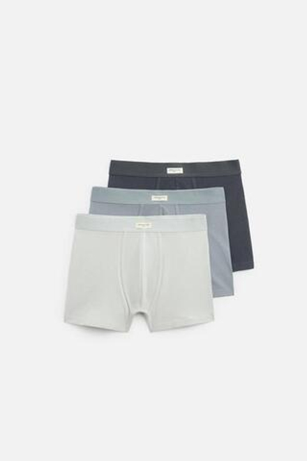 ZARA НАБОР ИЗ ТРЕХ ТРУСОВ-БОКСЕРОВ ИЗ МЯГКОЙ ТКАНИ, РАЗНЫЕ