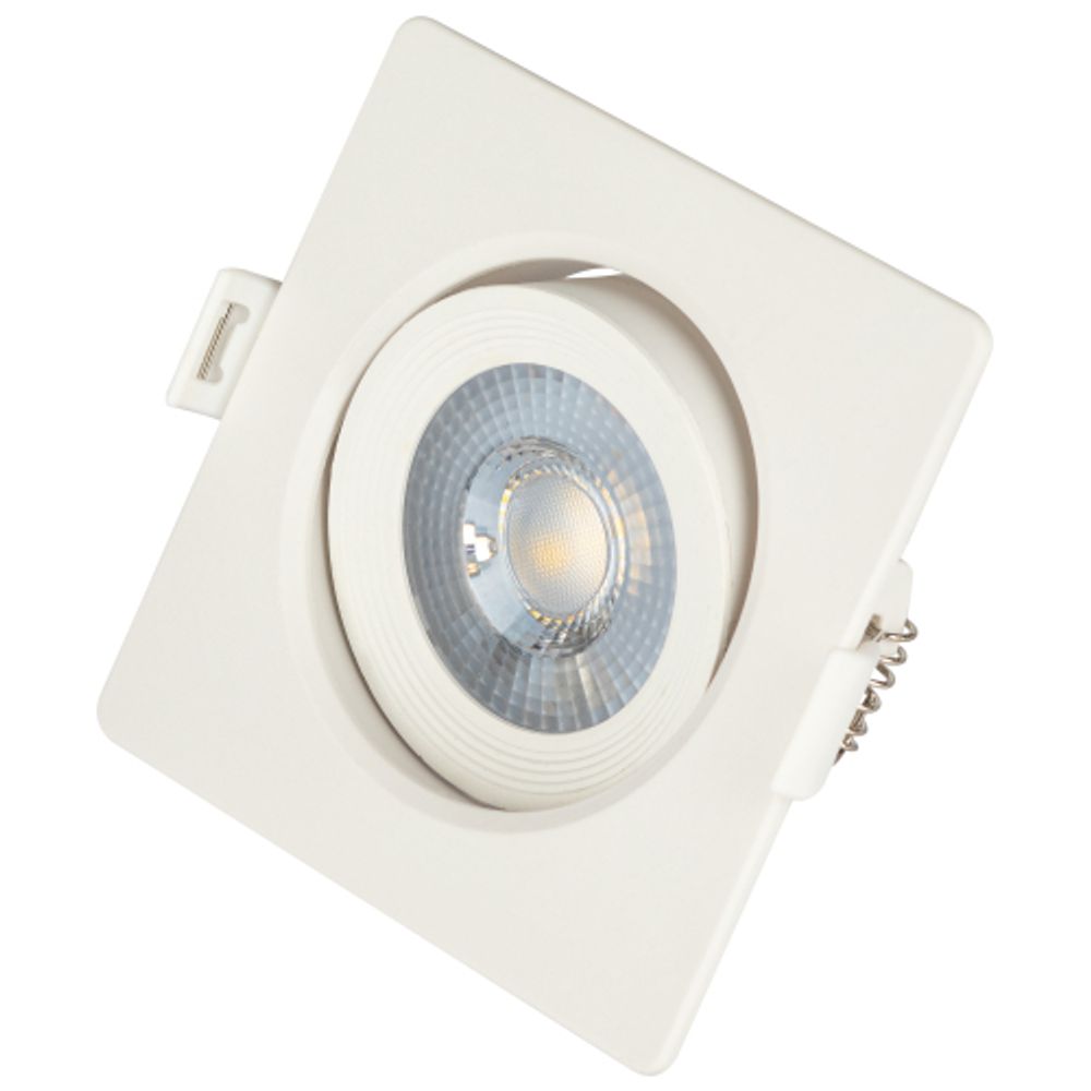 KL LED 21A-5 3K WH Светильник ЭРА светодиодный квадратный поворотн. LED SMD 5W 3000K, белый