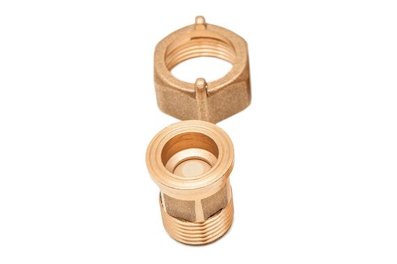 Комплект подключения счетчика воды Итэлма 1/2&quot; с клапаном 31432