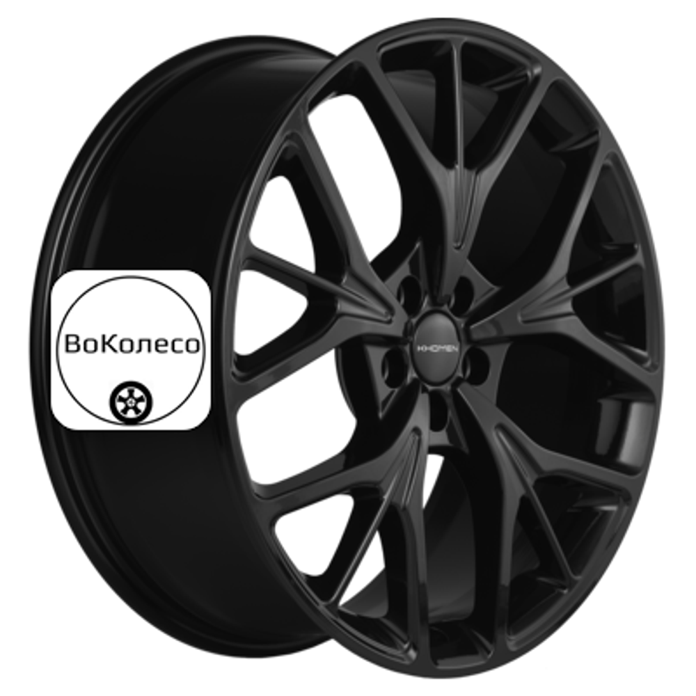 8x20/5x114,3 ET35 D60,1 KHW2012 (Lexus RX) Black Khomen Wheels