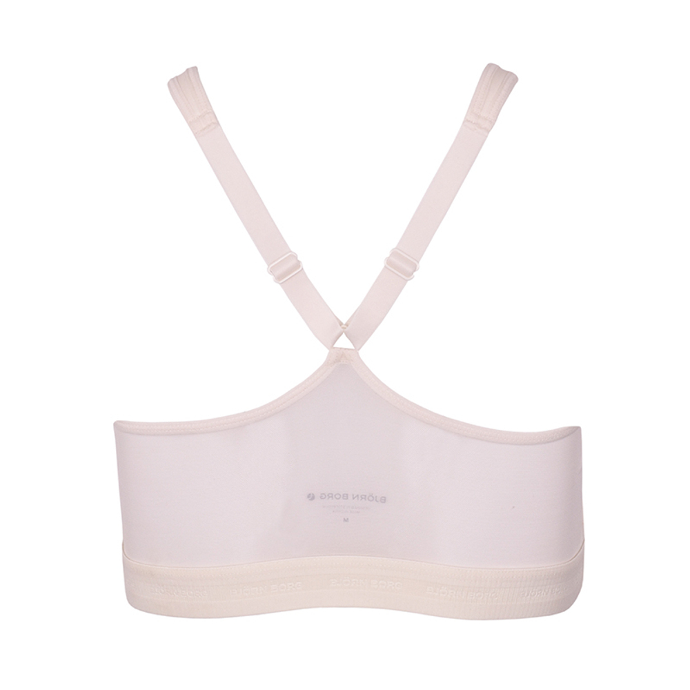 Теннисный бюстгальтер Bjorn Borg Performance Top Mid V Support W - egret