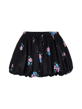 Юбка-шорты "Marshmallow Rose", черный