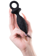 Черная анальная пробка 13,5см Erotist Toys Anal Plug Strob Size M