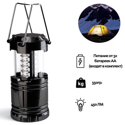 Кемпинговый фонарик beCamp LED Light