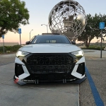 Губа переднего бампера в стиле RSQ3 для AUDI Q3 2019+ Ауди