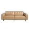 Трехместный диван Angel Cerda 5606-3P, бежевая кожа