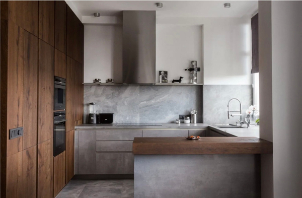 Примеры современных кухонь в дизайне из интернета