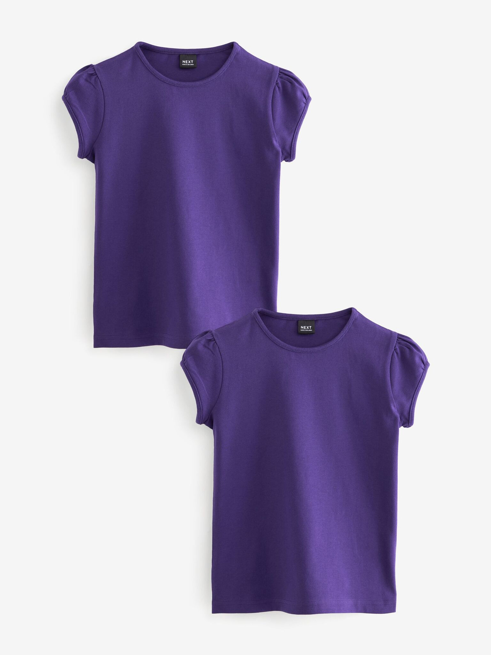 Футболка для девочки Next Q77-137, 2 шт., Фиолетовый