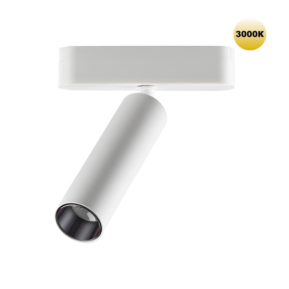 359251 SHINO NT23 182 белый Трековый светильник для низковольтного шинопровода IP20 LED 7W 48V 630Лм 3000К SMAL