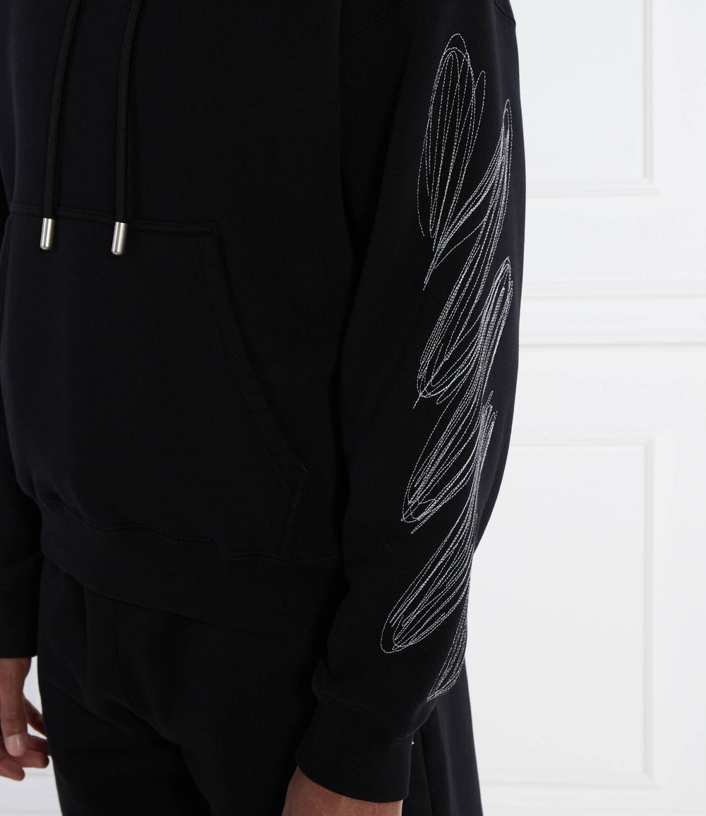 Худи OFF-WHITE - черный(OMBB085S 24FLE008)