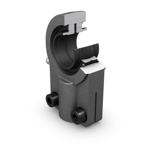 Наконечник штока, требует техобслуживания, с внутренней резьбой и зажимными винтами SIQG 40 ES