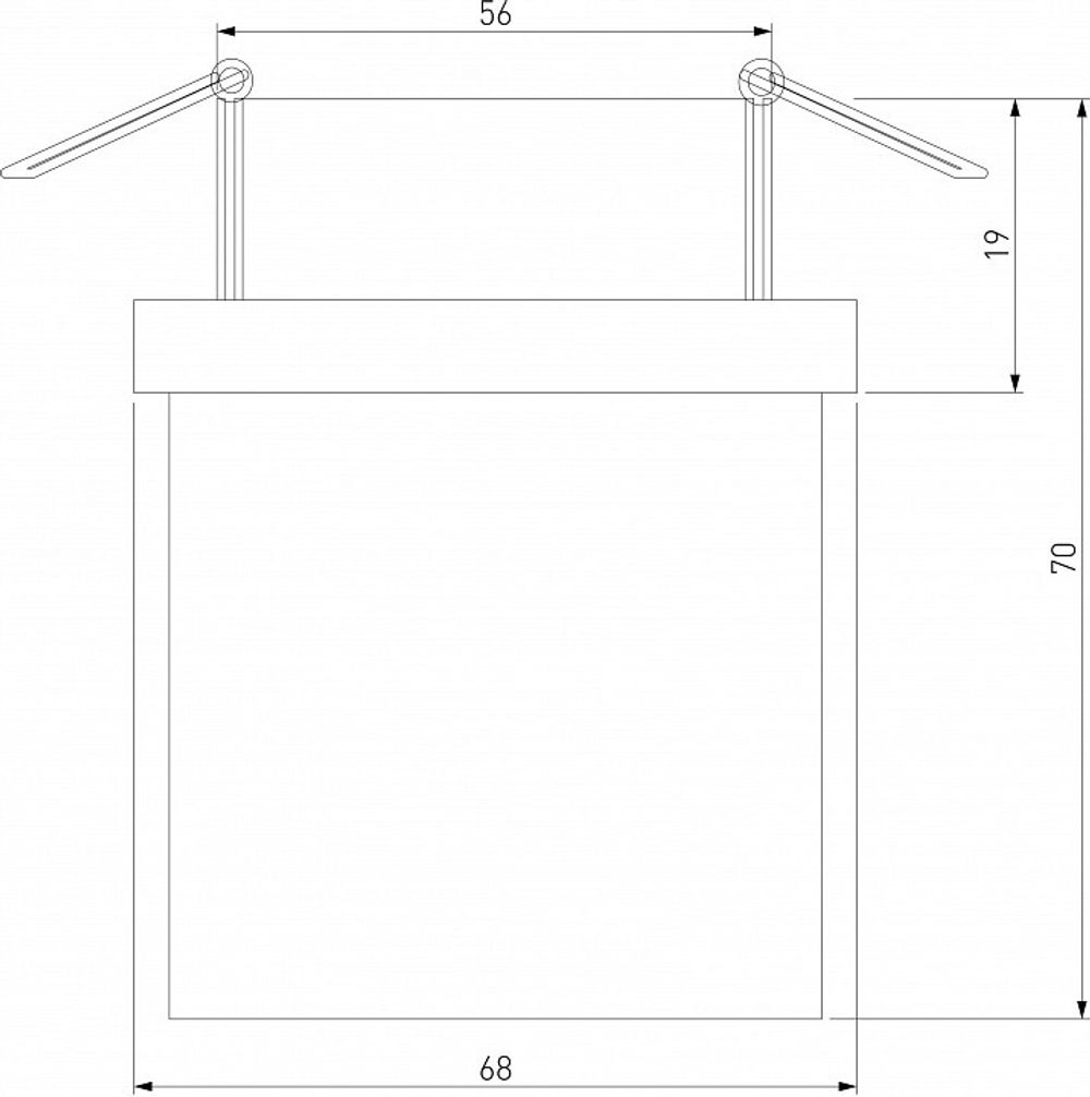 Встраиваемый светильник Elektrostandard Moll a064245