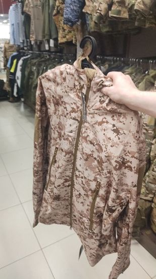 [М] Костюм д\с Softshell ESDY - 2 кармана (цифра-пустыня)