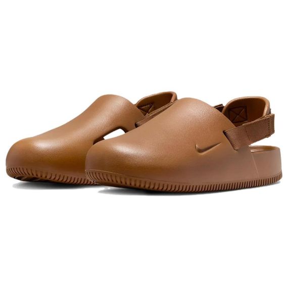 NIKE Calm Mule Домашние тапочки Свет Британский коричневый Мужские