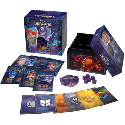 Disney Lorcana TCG - Ursula's Return Illumineer's Trove + 8 бустеров по 12 карт каждый 98352 / артикул   98352  / GTIN 4050368983527