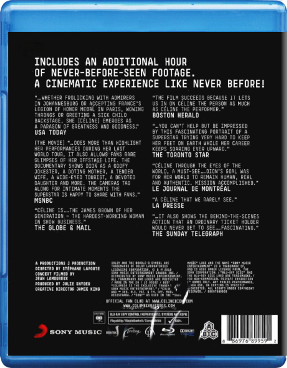 Celine Dion / Through The Eyes Of The World (Blu-ray)