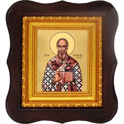 Аверкий Иерапольский, равноапостольный епископ. Икона на холсте.