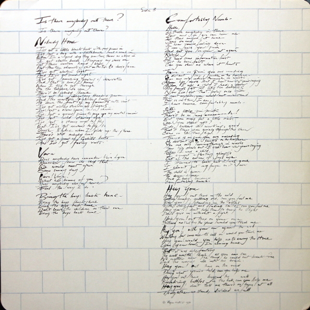 Pink Floyd / The Wall (2LP)