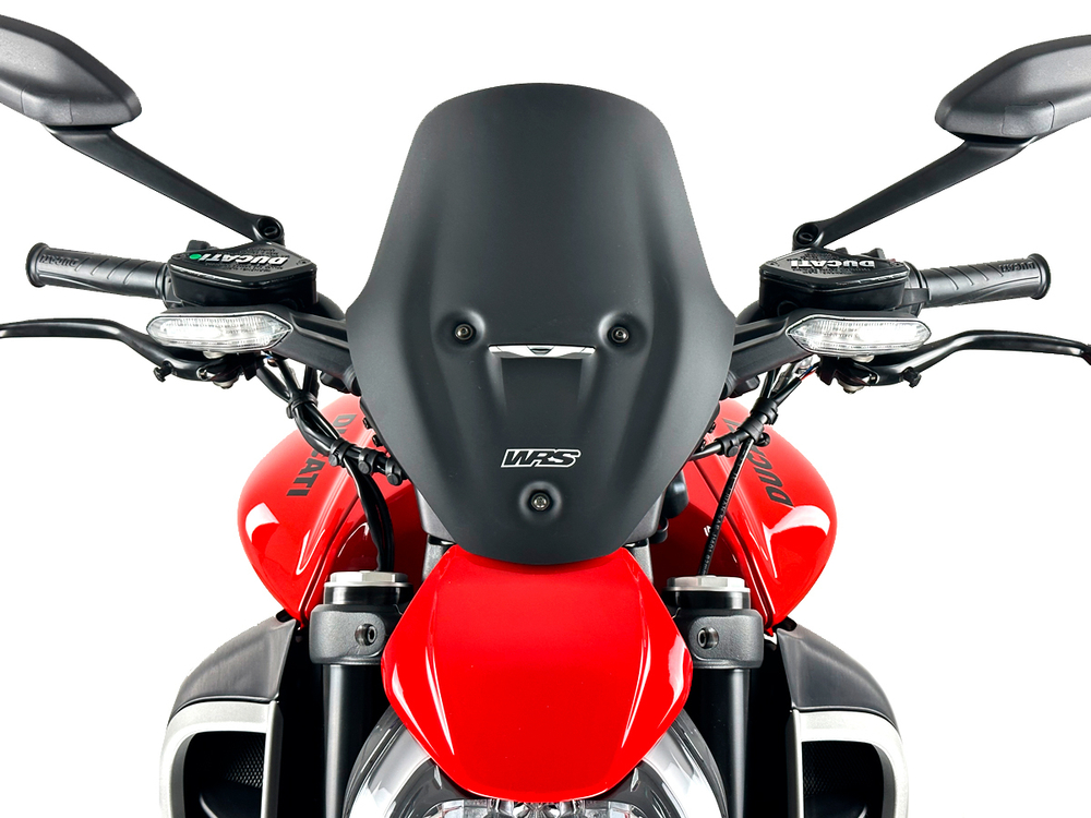 WRS Touring Ветровое стекло Ducati Diavel V4 матовое черное DU029NO