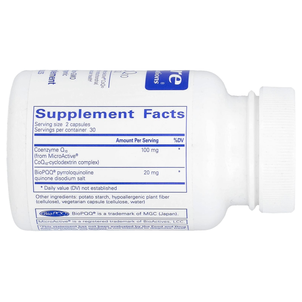 Pure Encapsulations, SR-CoQ10 с PQQ`` 60 капсул