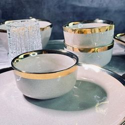 Lenardi 102-129 Набор из 6 салатников 11,5см STONE в под.уп.(х12)Фарфор