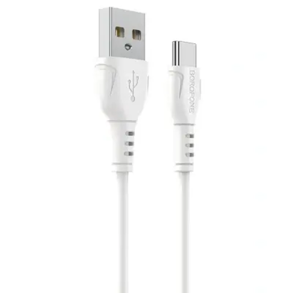 Кабель USB - USB Type-C BOROFONE BX51, 3A (белый) 1м