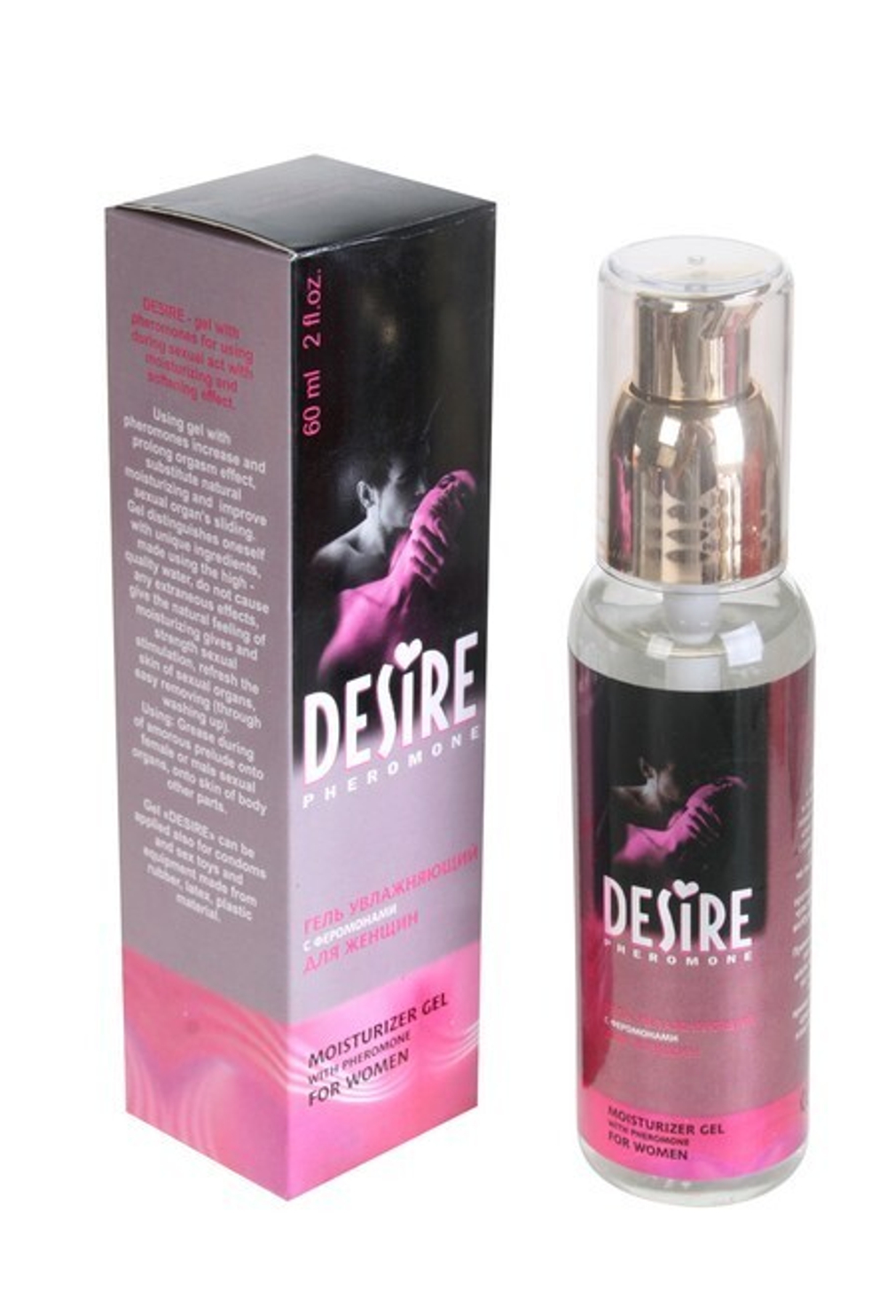 Гель-смазка на водной основе с феромонами для женщин Desire , 60 мл (Цвет: прозрачный)