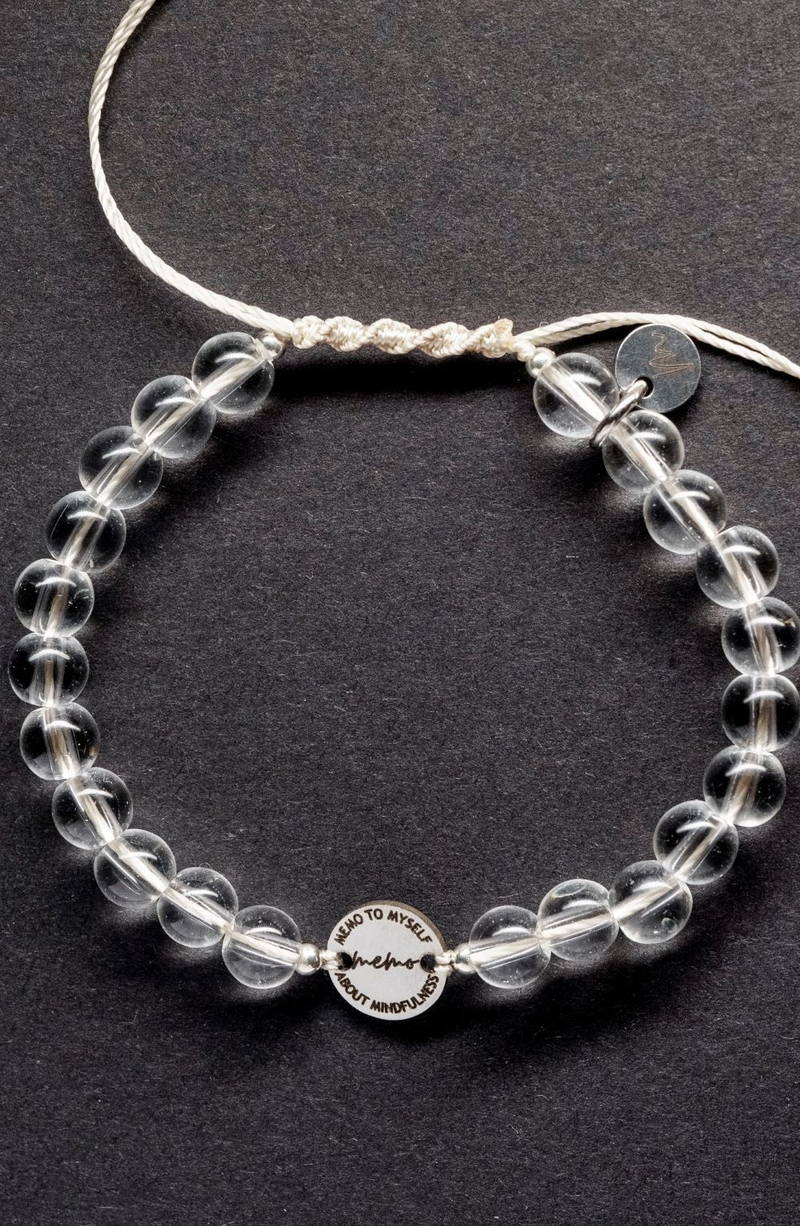 Браслет "Memo about Pure Energy" шамбала с коннектором из горного хрусталя