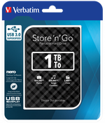 Внешний накопитель Verbatim Store 'n' Go 2.5" HDD USB 3.0 1TB black