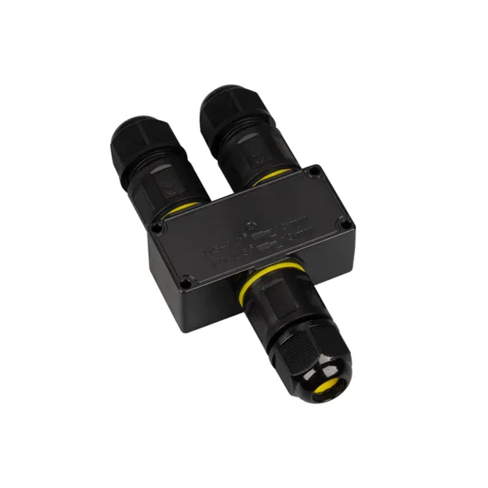 Коннектор NEO-GERM-3pin-Y-WTW (4-8mm) (Arlight, IP68) 053435