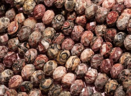 Бусины из яшмы 6х4мм, рондель (10шт)