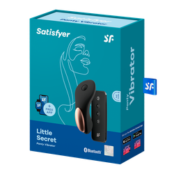 Бесшумный вибромассажер в трусики с пультом и приложением Satisfyer Little Secret