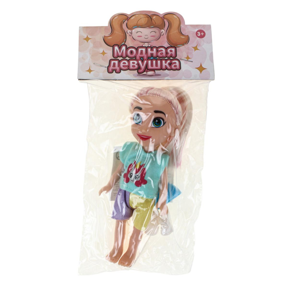 Кукла тип Модель-мини с аксессуарами, пакет D479