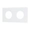 Рамка стеклянная FRM-GLARE-GC-2-WH Arlight 043835