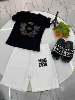 Детский комплект с шортами DIOR