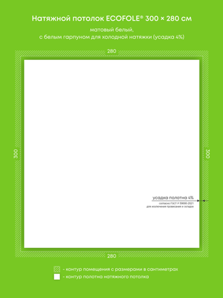 Натяжные потолки 8.4 м2, 6.5 м2