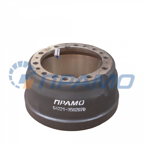 64221-3502070 (ПРАМО) Барабан тормозной (10 отверстий) для МАЗ ЕВРО