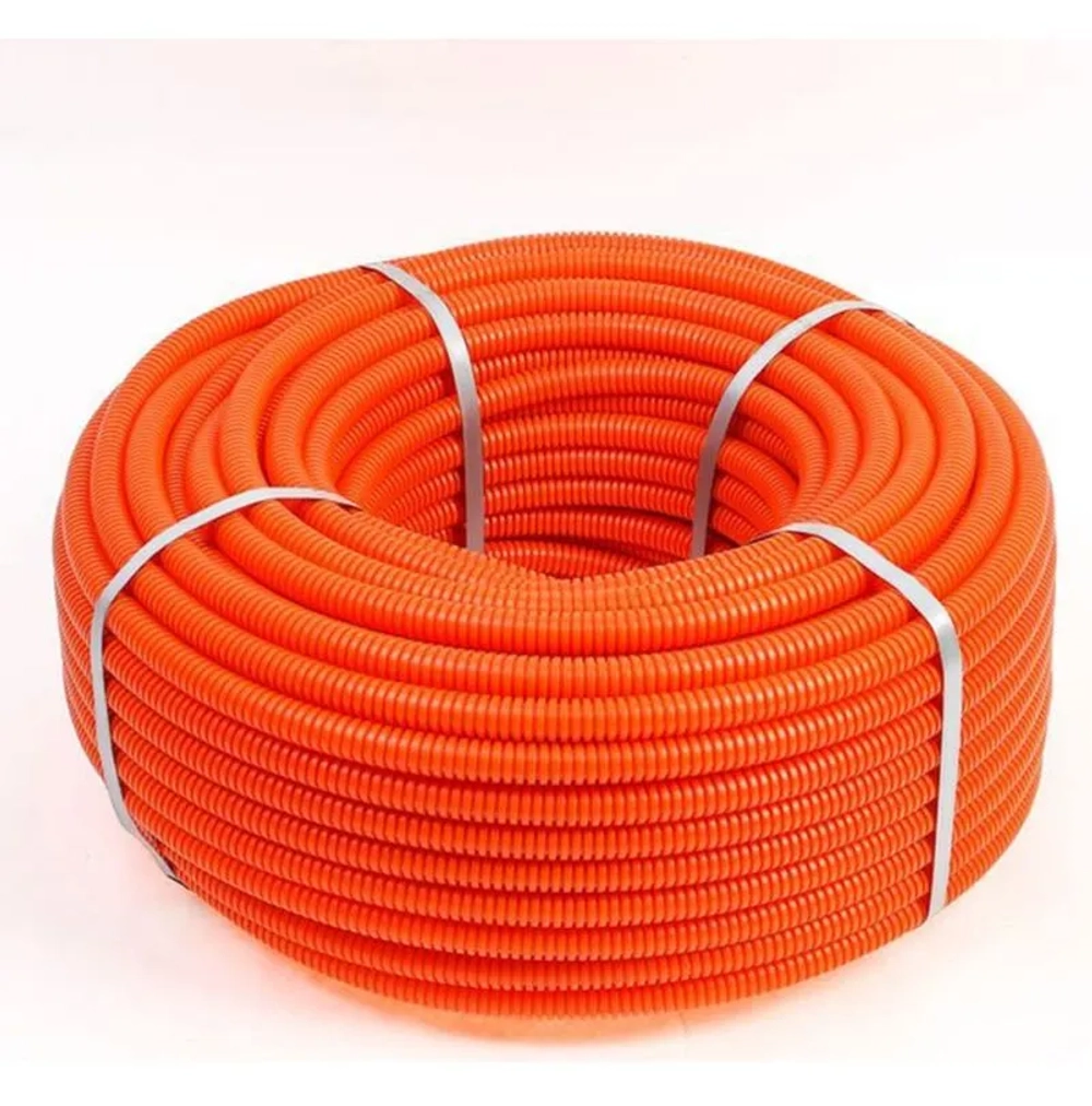 Труба гофрированная ПНД D20 мм 25 метров