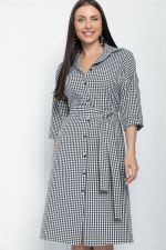 Платье Кэсси (черно-белое) П11218 LT Collection