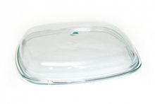 Крышка квадратная Биол 102828 стеклянная  без ручки 28х28 см